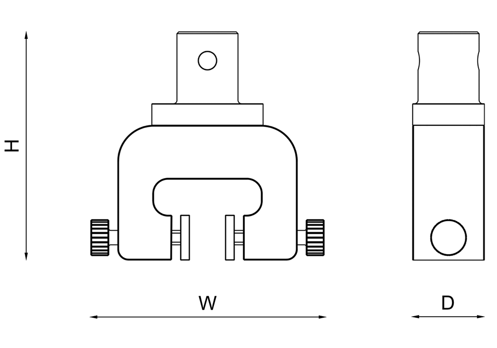 Vise Grip - medium Dimensions
